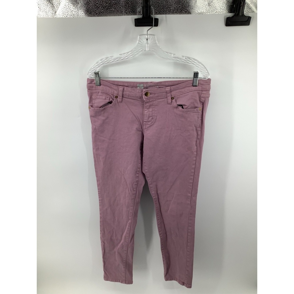 Mossimo Premium Denim Skinny Jeans Womens 10 Fit 3 Dusty Rose Mauve Pink Stretch